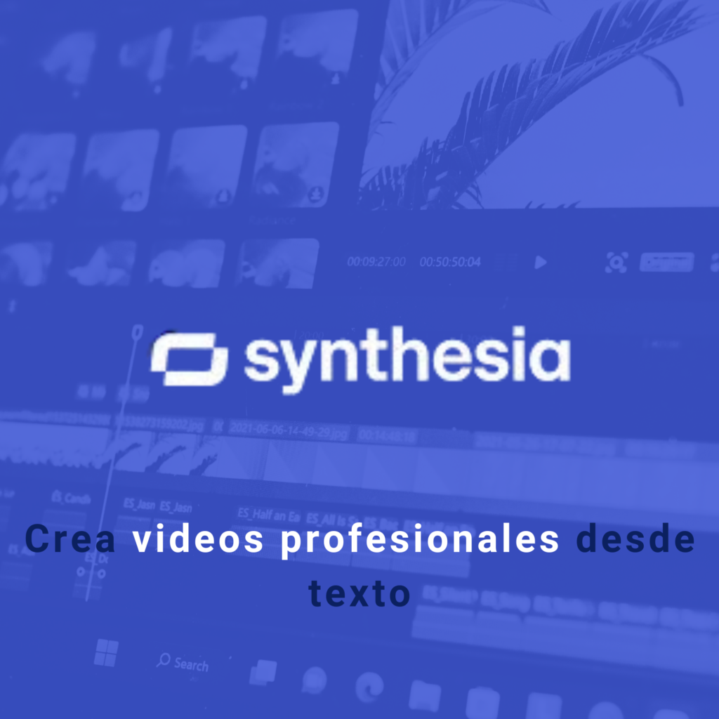 SYNTHESIA IO: Videos de estudio sin cámaras
